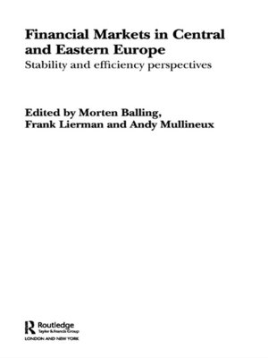 cover image of Financial Markets in Central and Eastern Europe